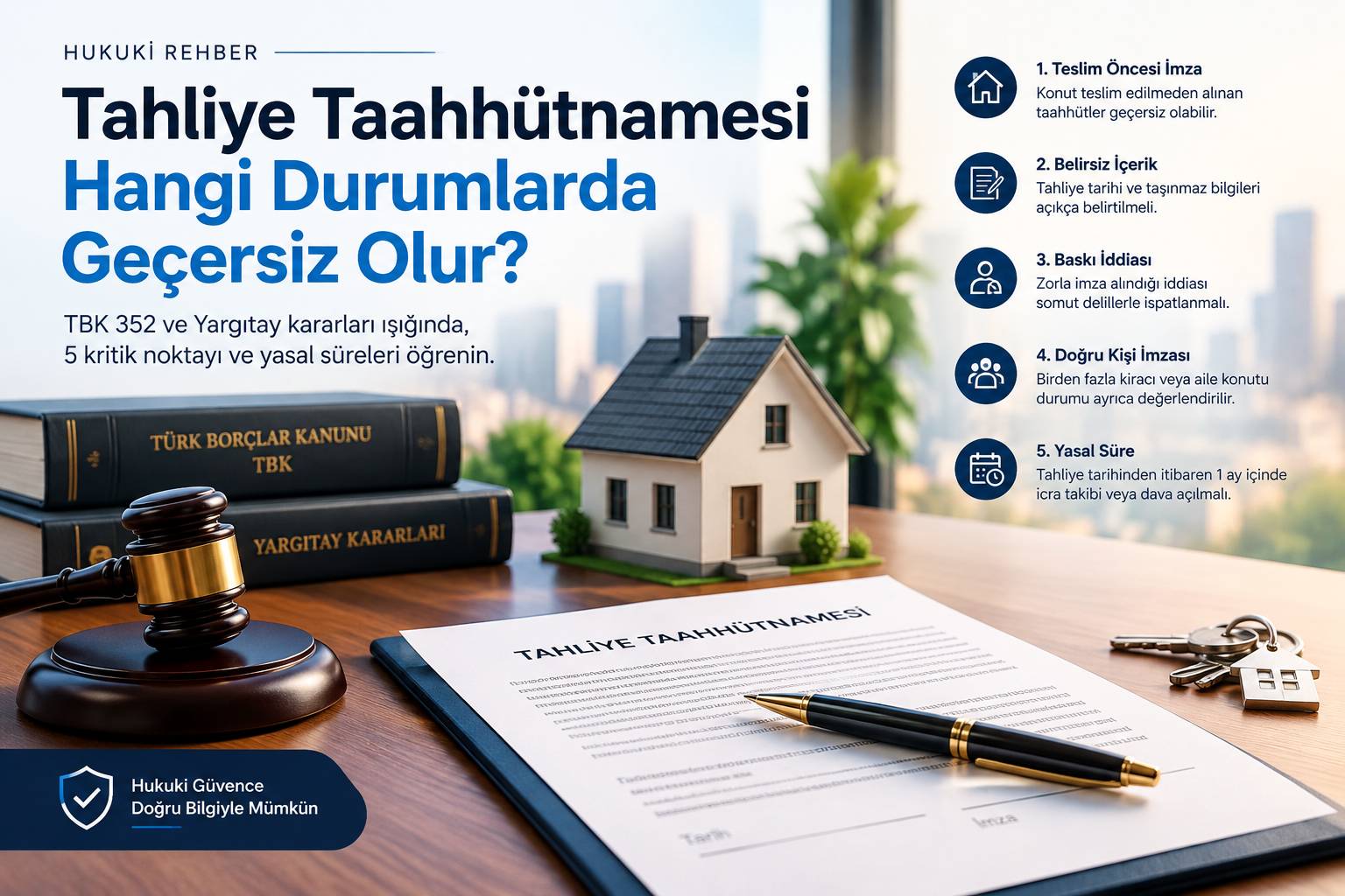 Tahliye Taahhütnamesi Hangi Durumlarda Geçersiz Olur? 5 Kritik Nokta
